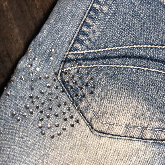 Super cool wide leg jeans with embellishments - Picture 8 of 12